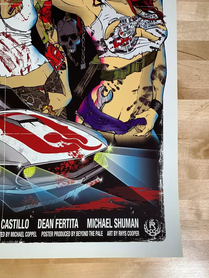 Gig Posters Queens Of The Stone Age - 2008 Rhys Cooper Poster Hobart, AUS 7 Gig Posters Queens Of The Stone Age - 2008 Rhys Cooper Poster Hobart, AUS