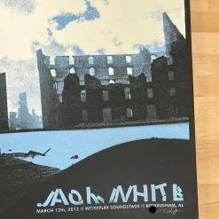 Jack White - 2012 Rob Jones Poster Birmingham, AL Gig Posters