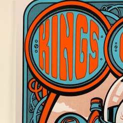 Kings Of Leon - 2017 Jesse Philips Poster Edmonton, AB Rogers Place