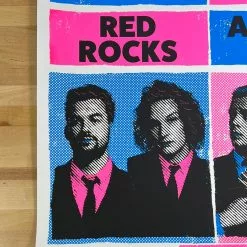 The 1975 - 2019 Brendan Moyles Dorney Poster Red Rocks Morrison, CO