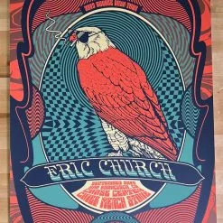 Eric Church - 2019 Status Serigraph Poster San Francisco, CA 2 Gig Posters