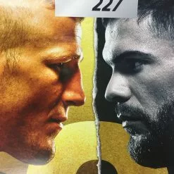 Sold Out Posters UFC 227 - 2018 Poster Dillashaw Vs Garbrandt; Johnson Vs. Cejudo
