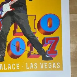 Sold Out Posters Gig Posters The Who - 2017 Poster Las Vegas, NV The Colosseum Caesars Palace