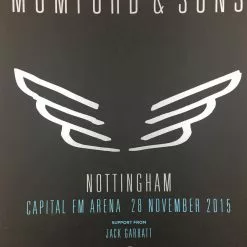 Sold Out Posters Mumford & Sons - 2015 Poster Nottingham, England, UK Capital FM Arena
