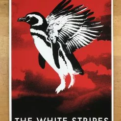 Jack White The White Stripes - 2007 Rob Jones Poster Charlottetown, PE Civic Center