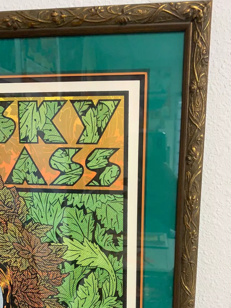 Colorado Greensky Bluegrass - 2017 Chuck Sperry Poster Red Rocks Morrison, CO FRAMED 5 Colorado Greensky Bluegrass - 2017 Chuck Sperry Poster Red Rocks Morrison, CO FRAMED