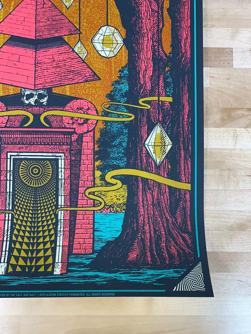 Gig Posters Billy Strings - 2021 Status Serigraph Poster Mobile, AL 4/10 7 Gig Posters Billy Strings - 2021 Status Serigraph Poster Mobile, AL 4/10