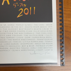 Gig Posters Lollapalooza - 2011 Hebru Brantley SIGNED And Numbered Edition Poster #2/500