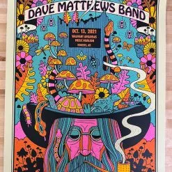 Methane Studios Gig Posters Dave Matthews Band - 2021 Methane Poster Rogers, AR 10/13