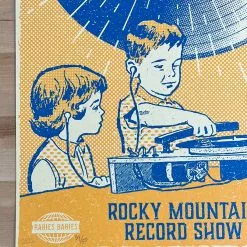 Rocky Mountain Record Show - 2021 Brendan Moyles Dorney Poster Denver, CO