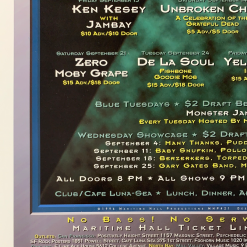 MHP 21 Maritime Hall - 1996 Nelson Poster September San Fran 1st 13 MHP 21 Maritime Hall - 1996 Nelson Poster September San Fran 1st