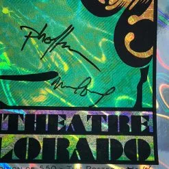 Colorado Greensky Bluegrass - 2019 Chuck Sperry Poster Red Rocks Morrison, CO AUTOGRAPHED FOIL