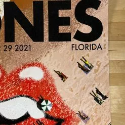 Sold Out Posters Gig Posters Rolling Stones - 2021 Poster Tampa, FL No Filter Tour