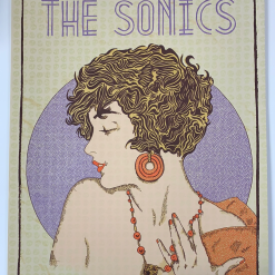 The Sonics - 2016 Fugscreens Studios Poster Brooklyn, NY Warsaw