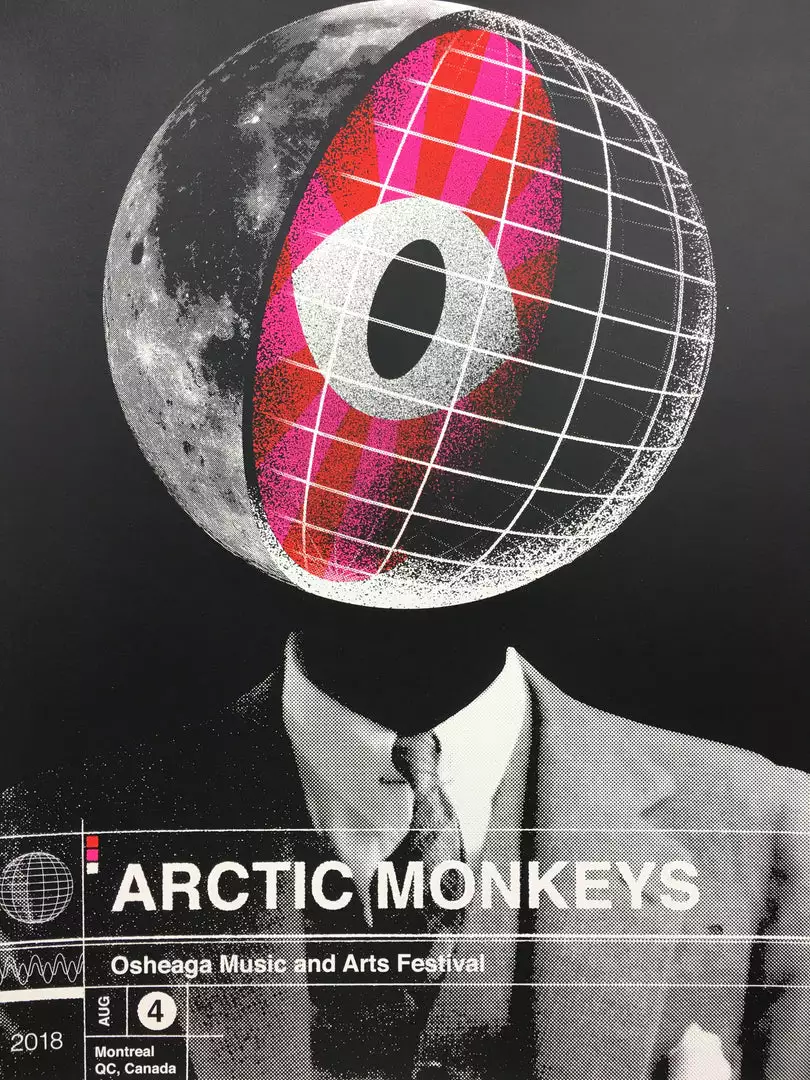 Arctic Monkeys - 2018 Delicious Design League Poster Montreal QC, Canada Osheaga 3 Arctic Monkeys - 2018 Delicious Design League Poster Montreal QC, Canada Osheaga