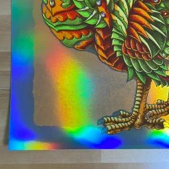 Dodo - 2021 BioWorkz Poster Dave Matthews Band FOIL Orange Foil Posters 13 Dodo - 2021 BioWorkz Poster Dave Matthews Band FOIL Orange Foil Posters