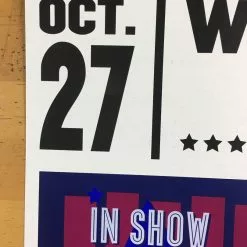 Bob Dylan - 2017 Geoff Gans Poster Chicago Wintrust Arena RED Chicago, IL 12 Bob Dylan - 2017 Geoff Gans Poster Chicago Wintrust Arena RED Chicago, IL