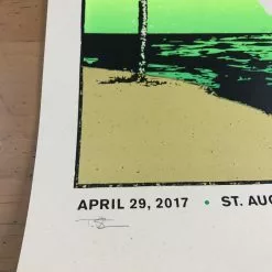 Umphrey's McGee - 2017 T. Shaw Poster St. Augustine, FL
