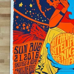 Sold Out Posters Nathaniel Rateliff & The Night Sweats - 2016 Poster Red Rocks Morrison, CO