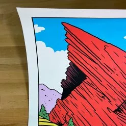 Colorado Zedd On The Rocks - 2019 Luke McGarry Poster Red Rocks, Morrison, CO