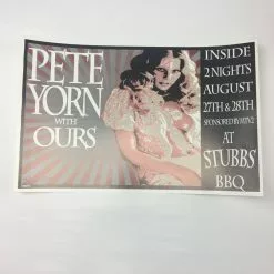 Jared Conner Pete Yorn - 2001 Jared Connor Poster Austin, TX Stubb's BBQ