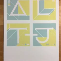 Sold Out Posters Art Prints Alt-J 2015 Poster New York, NY Madison Square Garden