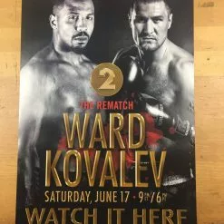 Sold Out Posters Boxing - 2017 Ward Vs Kovalev 2 Poster