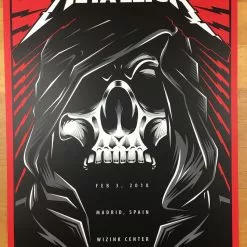 Gig Posters Metallica - 2018 Acorn Poster Madrid, Spain Wizink Center
