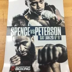 Sold Out Posters Spence Vs. Peterson Championship Boxing Poster 7 Sold Out Posters Spence Vs. Peterson Championship Boxing Poster