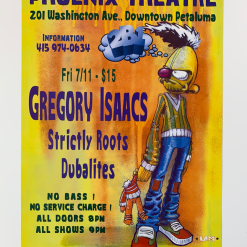 Sold Out Posters Gig Posters MHP 32B Maritime Hall - 1997 Poster Gregory Isaacs, Strictly Roots San Fran 1st