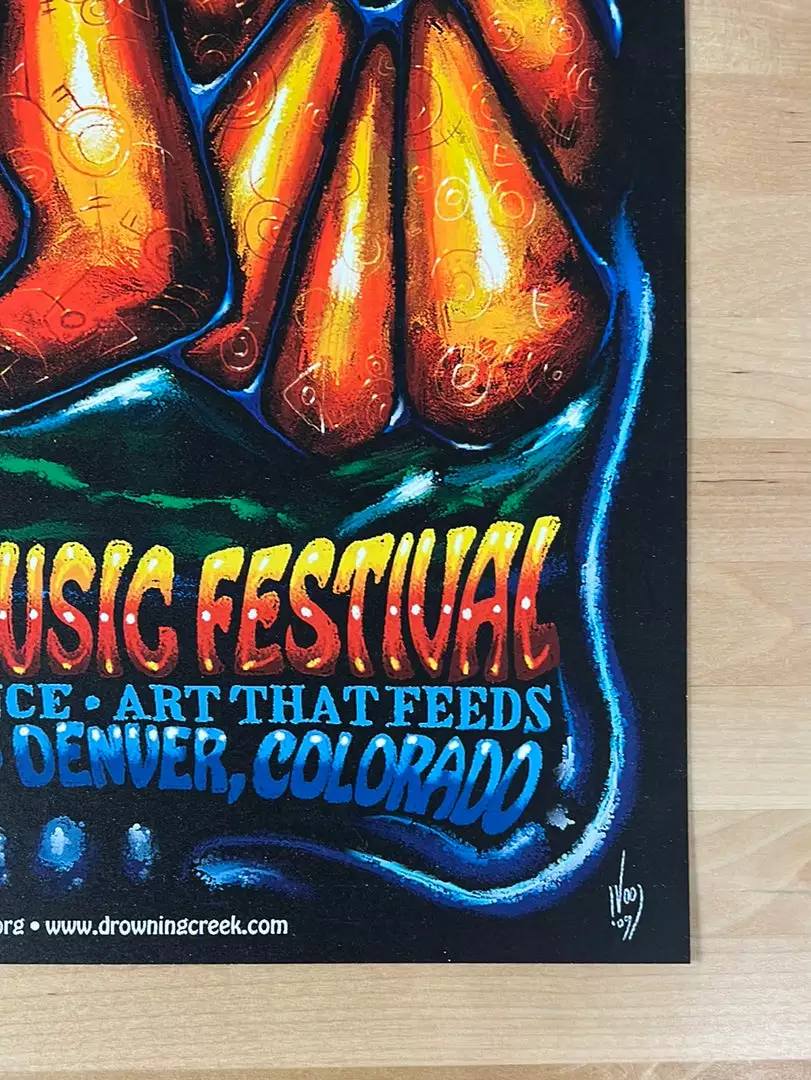 Mile High Music Festival - 2009 Jeff Wood Poster Commerce City, CO 7 Mile High Music Festival - 2009 Jeff Wood Poster Commerce City, CO