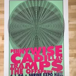 Pennywise - 1994 Matt Getz Poster Los Angeles, CA Shrine 1st Ed