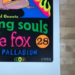 TAZ X - 1998 T.A.Z. Poster Hollywood, CA Palladium 1st Ed Gig Posters