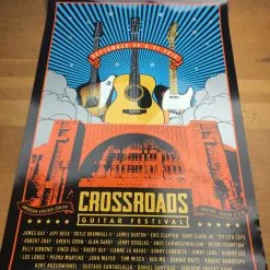 Crossroads Guitar Festival - 2019 Scrojo Poster Dallas, TX American Airlines Cen Gig Posters
