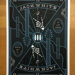 Jack White - 2018 Matthew Jacobson Poster Las Vegas, NV 3 Of Hearts The Chelsea