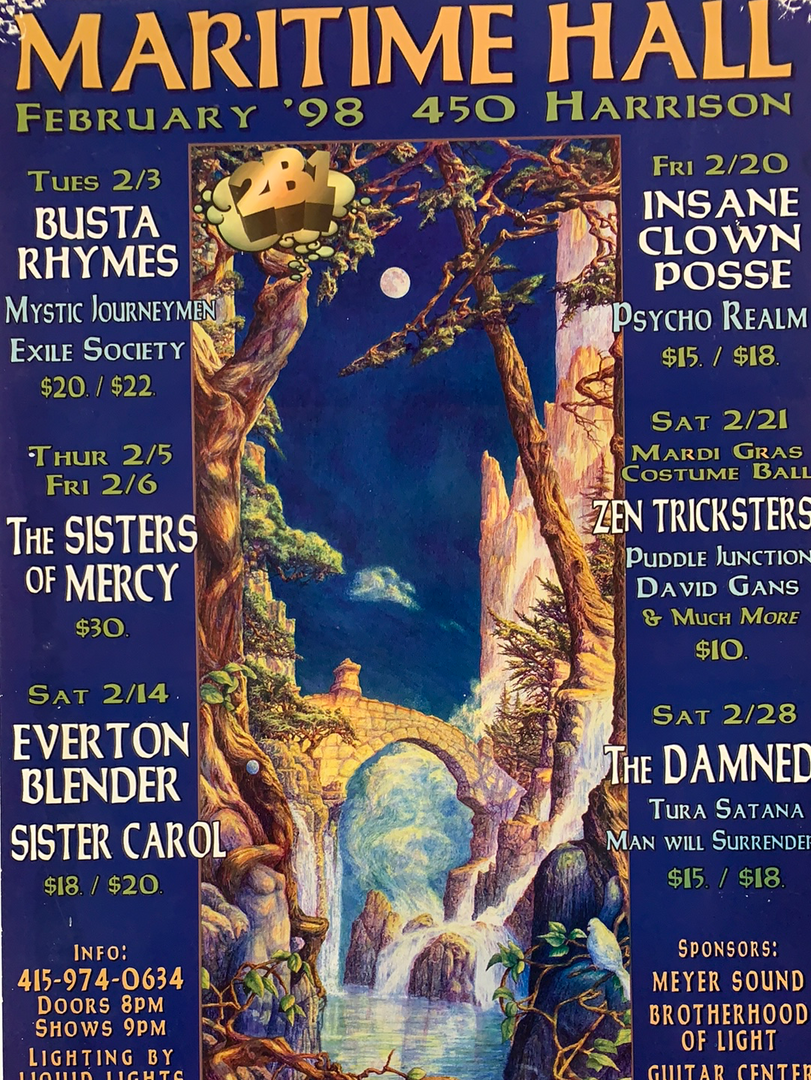 Kevin Haapala Gig Posters MHP 43 Insane Clown Posse - 1998 Poster Maritime Hall San Fran 1st 3 Kevin Haapala Gig Posters MHP 43 Insane Clown Posse - 1998 Poster Maritime Hall San Fran 1st
