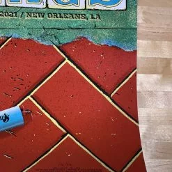 Billy Strings - 2021 Mike Tallman Poster New Orleans, LA 3/25 1st