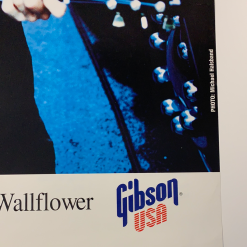 Michael Halsband The Wallflowers - Michael Ward Double Sided Poster Gibson Guitar USA