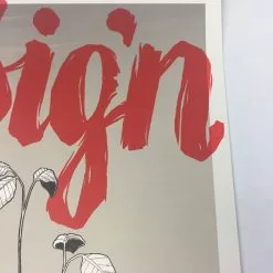 Gig Posters Big'n & The Great Brain - 2013 Justin Santora Poster Belgium Tour