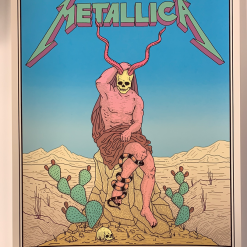 Metallica - 2019 Tyler Skaggs Poster El Paso, TX Don Haskins Center Gig Posters