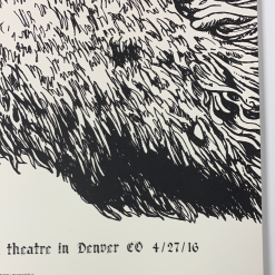 Napalm Death & Melvins - 2016 Fugscreens Studios Poster Denver, CO 4/27