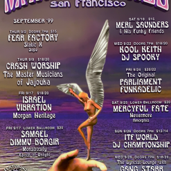 Greg Coiner Gig Posters MHP 75 Merl Saunders - 1999 Poster Maritime Hall San Fran 1st