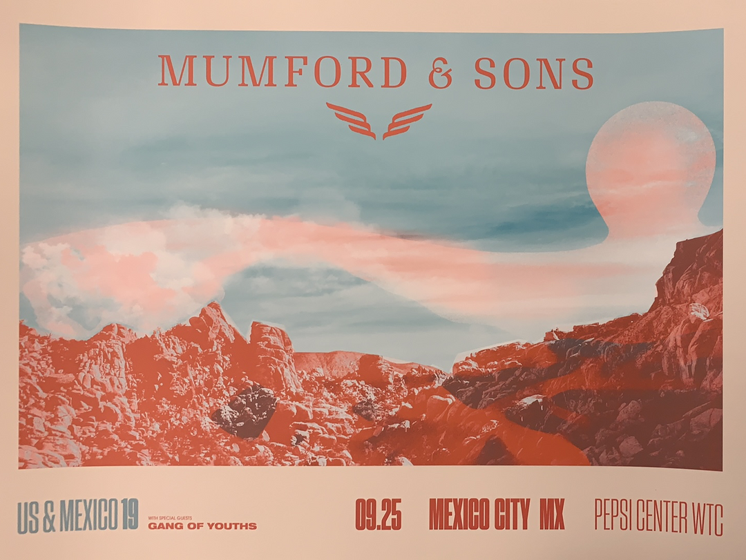 Sold Out Posters Mumford & Sons - 2019 Poster Mexico City Gentlemen Of The Road Gig Posters 3 Sold Out Posters Mumford & Sons - 2019 Poster Mexico City Gentlemen Of The Road Gig Posters