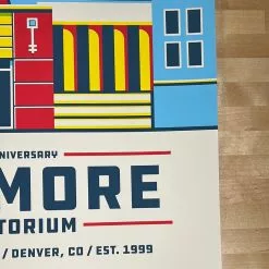 The Fillmore - 2021 Mike Tallman Poster Denver, CO 20th Anniversary Colorado