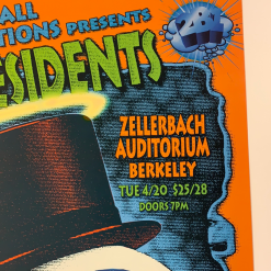 The Artworks Gig Posters MHP 64 The Residents - 1999 Poster Maritime Hall San Fran 1st