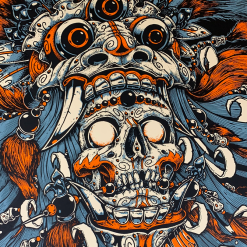 Bali Skull - 2009 Jeral Tidwell Poster Art Print 1st Edition Art Prints
