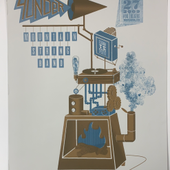 Yonder Mountain String Band - 2009 Justin Fuller Poster Boulder, CO Fox Theatre Colorado