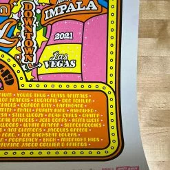 Life Is Beautiful Festival - 2021 Ames Brothers Poster Pearl Metallic Gig Posters