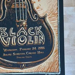 Black Violin - 2016 EMEK Poster Portland Oregon AP Gig Posters