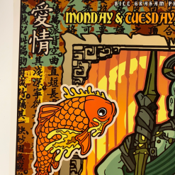 Incubus - 2001 Gregg Gordon Poster The Warfield Theatre San Fran 1st Gig Posters